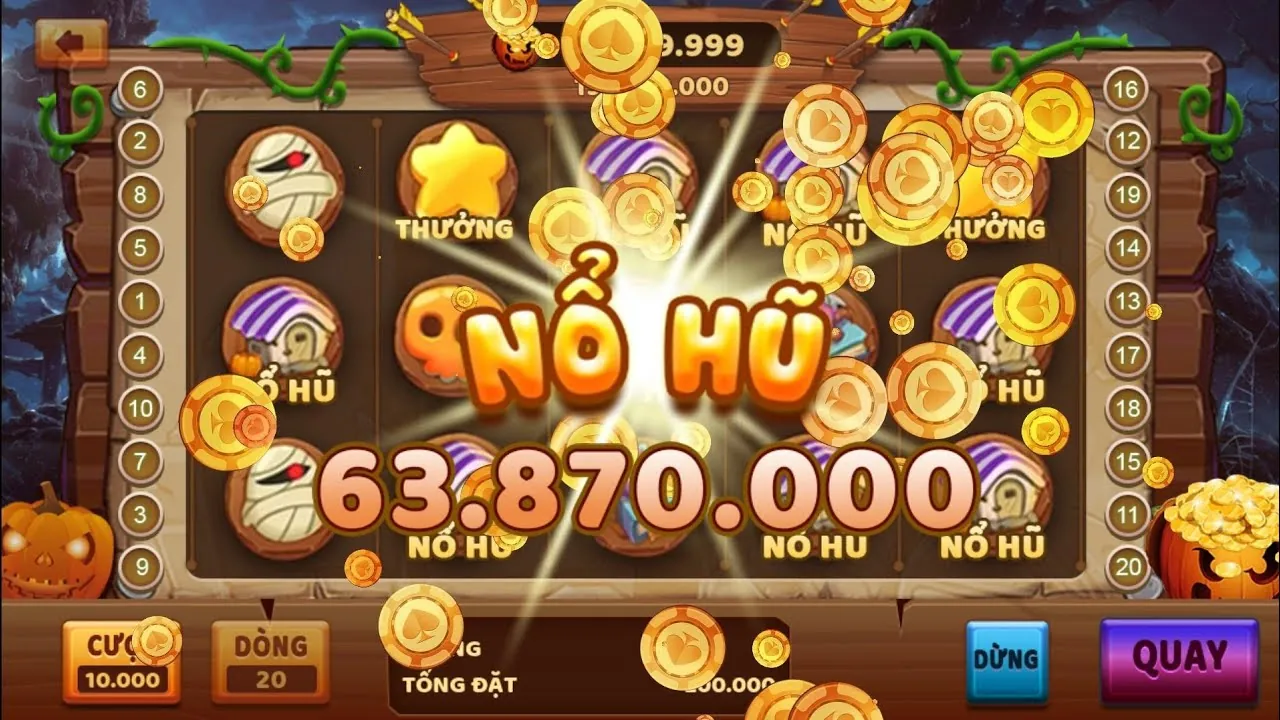 Hình ảnh minh họa khoảnh khắc nổ hũ jackpot lớn trên TT88 với màn hình hiển thị số tiền thắng khổng lồ.